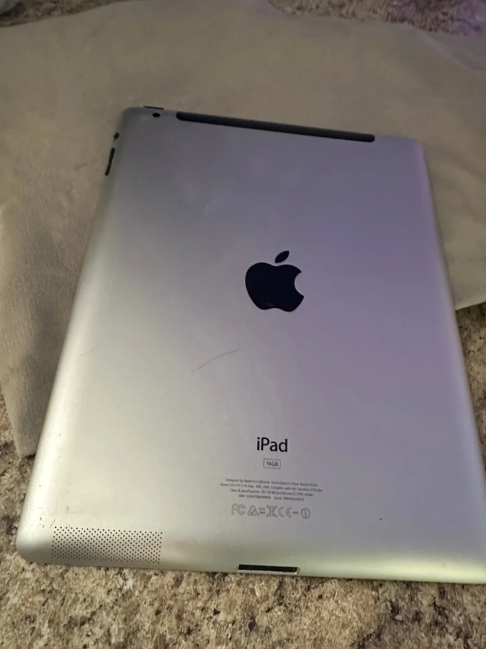Apple Black Tablet with Home Button
